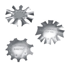 3 Size Nail Art French Tips Edge Smile Cut Line Trimmer Metal Nail Tem