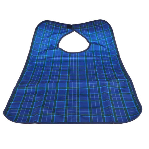 Waterproof Adults Elder Mealtime Cloth Protector Disability Aid Bib 1