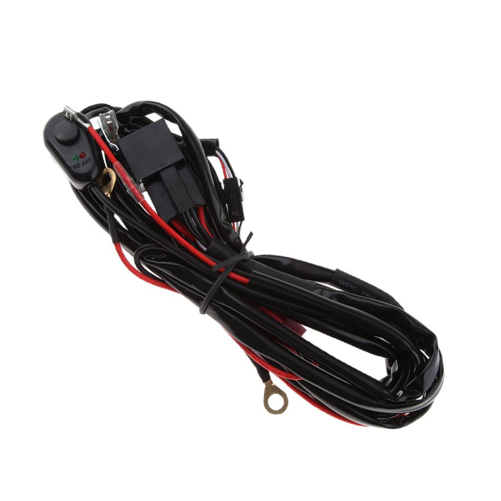 Relay Harness Wiring Cable For Motorcycle Fog Hid Led Lamp Light 6901423089181