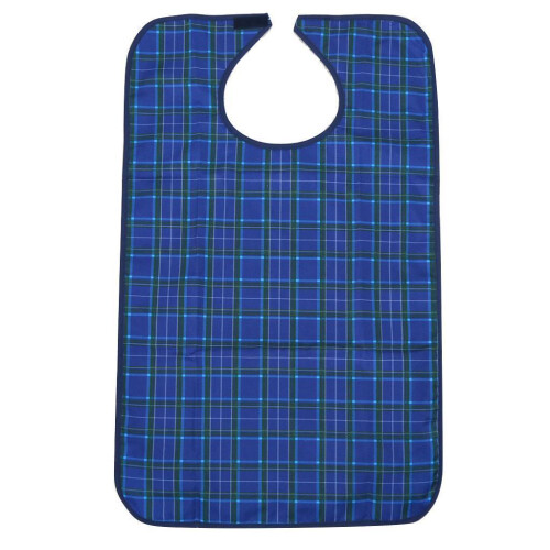 Waterproof Adults Elder Mealtime Cloth Protector Disability Aid Bib 2