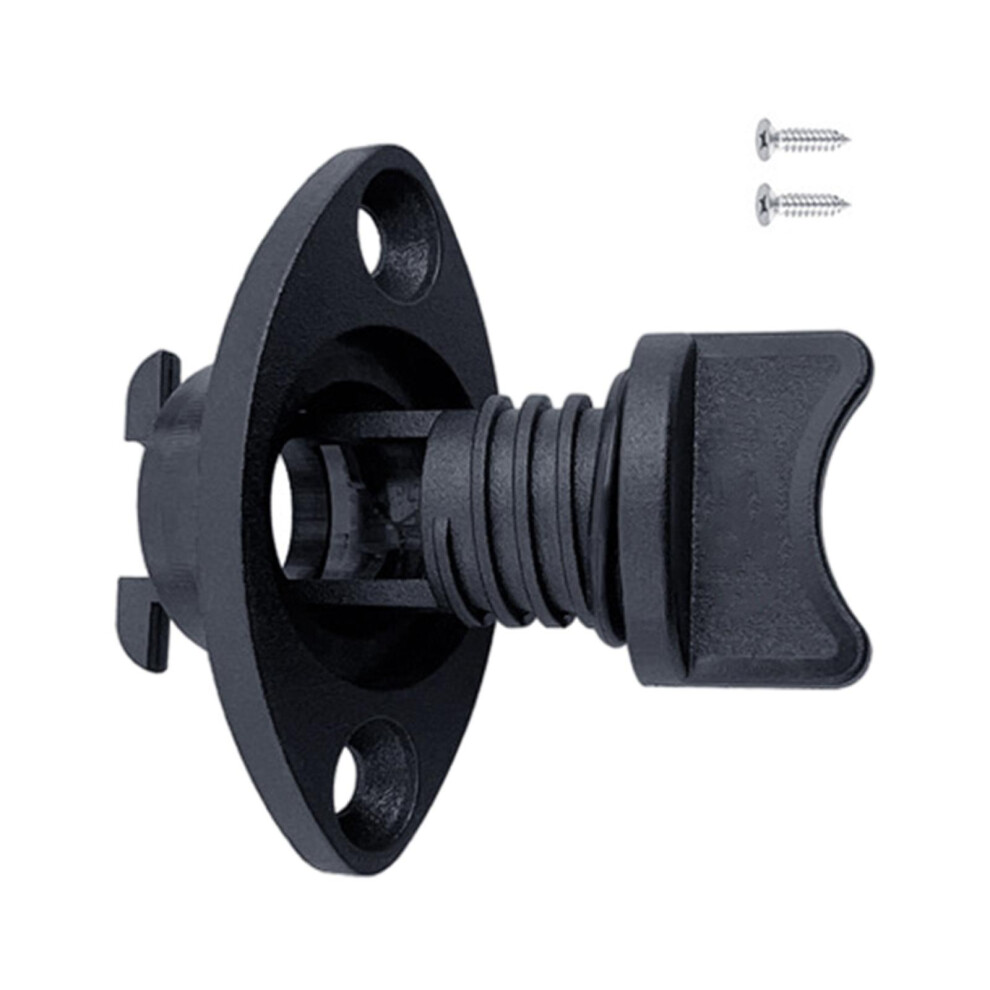 1'' / 25Mm Boat Drain Plug Screw Type Universal For Yacht Marine Boat Black 6901423100466