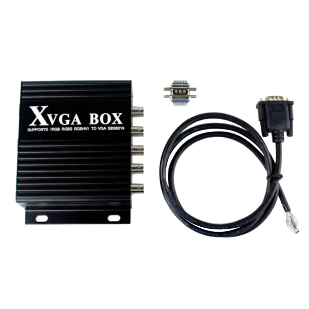 Xvga Box Cga/Ega/Rgb/Rgbs/Rgbhv To Vga Industrial Monitor Video Conver 6901423102569