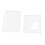 2pcs Card Holder Case Acrylic Leather Craft Pattern Stencil Template D 3