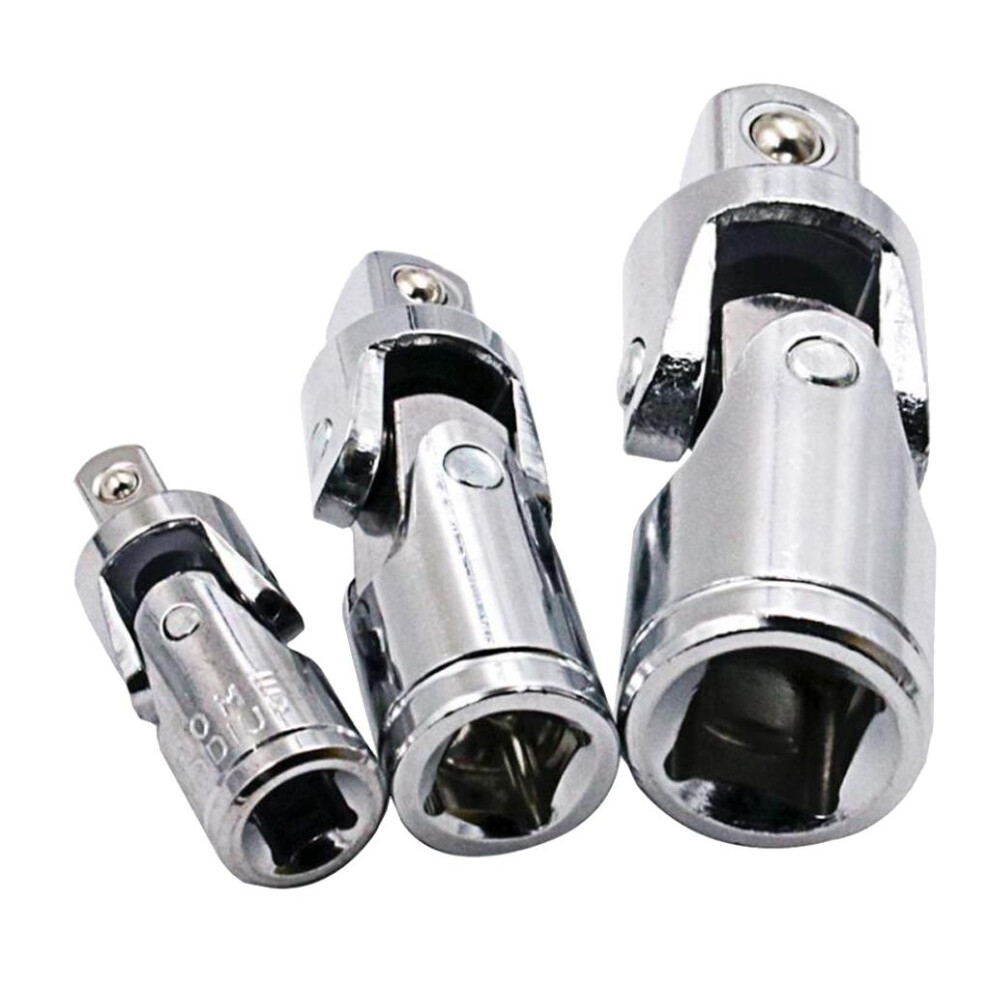 3X Universal Joint 1/2" 3/8" 1/4" Ratchet Angle Extension Bar Socket A 6901423105690