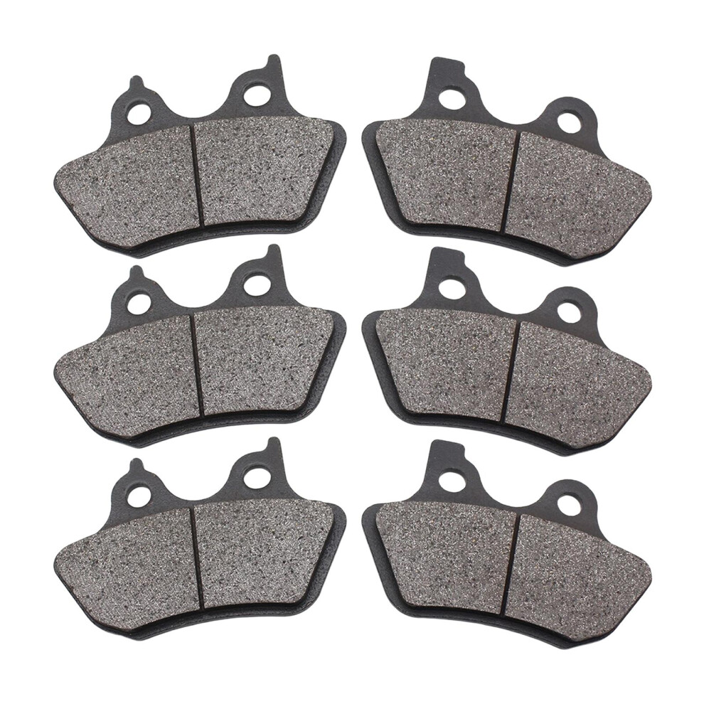 6Pcs Front And Rear Brake Pads For Harley-Davidson Vrsca/Vrscb V-Rod 6901423099784