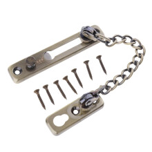 Stainless Steel Door Chain Guard Lock Bolt Swing Bar Home Security Bro