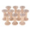 10Pcs Wooden Empty Spools for Wire Thread Bobbins Cord Coils 3.5 x 6cm 2