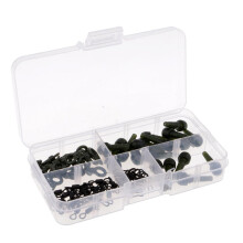 80pcs Running Rig Stop,Quick Change Clip, Carp Run Ring, Fishing Ring