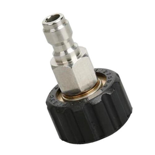 High Pressure Washer Quick Connector M22-14mm X 1/4 Quick Connect Adap 2