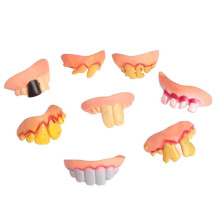 8Pcs Funny Ugly Fake Teeth Gag Gift Costume Party Game Accessories Ran