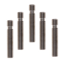 5Pcs M6x30mm Nozzle Throat PTFE Inside for 3D Printer Extruder 1.75mm