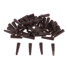 50pcs Tail Rubber Tubes for Saftey Lead Clips Carp Fishing Rig Sleeves