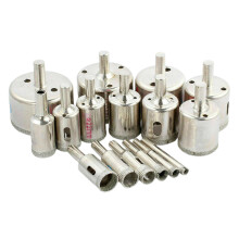 16x Diamond Holesaw set Holes Saw Drill Bit Glass Marble Ceramic Cutte