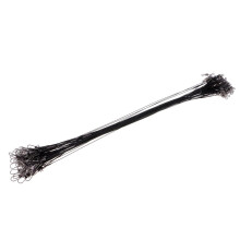 50pcs Steel Fishing Wires Leaders With Safety Snaps and Rolling Swivel