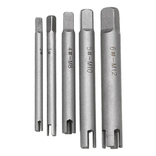 5x Repair Screw Extractor Broken Water Pipe Extractor Broken Bolt Remo 2