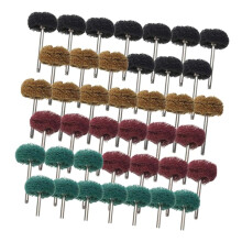 40Pcs Mini Brush Scouring Pad Abrasive Wheel Grinding Polishing Tools
