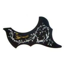 Left Handed 40/41'' Folk Guitar Pickguard Anti Scratch Plate Black