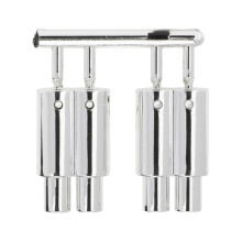 Premium Dual-Outlet Exhaust Tailpipe Kit Replacement for 1:10 RC Car D