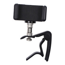 Smartphone Guitar Capo Guitar Phone Holder Rotation 360 Degree Spare P