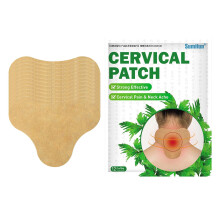 12 Sheets Natural Cervical Patch Relaxing Pain Plaster Sticker Self Ad