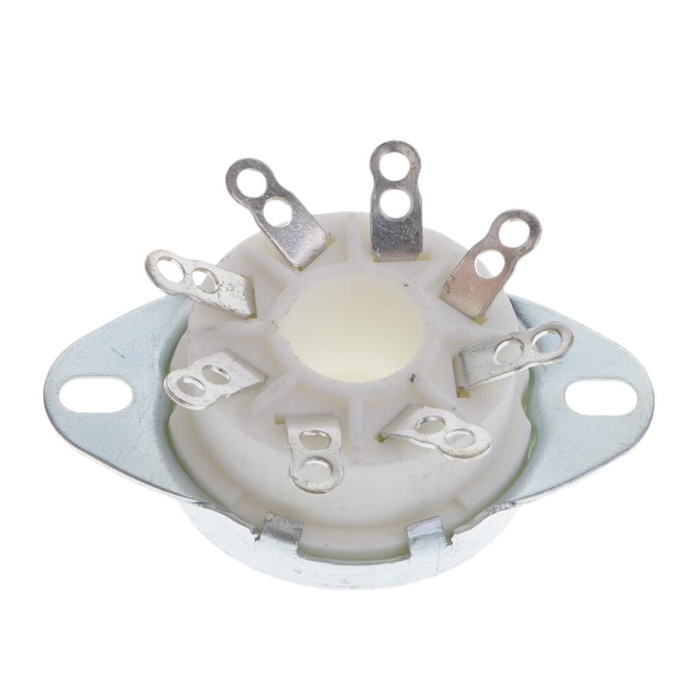 8Pin Pcb Mounting Vacuum Tube Socket Gzc8-Y-6 For Kt88/6550/El34 6P6p 6901423117785