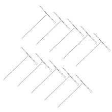 10Pcs T-shape Swivels Snaps, Stainless Steel 3 Way Rolling Swivel Bala