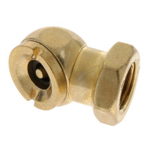 Solid Car Tyre Tire Inflation Nozzle Air Blow Tip Accessory Zinc A
