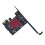 Pci-Express 2 Ports Card Jmb582 Replacement for HDD SSD Computers PC B 2