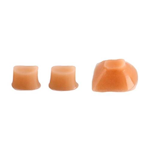 3pcs/set Brown Rubber Flute Trill Key Bumper Cork 2