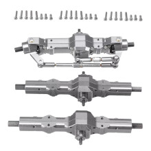 1/16 6-Wheel Drive Metal Front Middle Rear Bridge Axles Parts for WPL