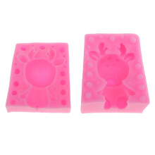 DIY Sika Deer Shape Chocolate Fondant Cake Mold Decorating Mould Bakin