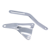 2Pcs Chrome Alternator Brackets Mount for Ford SB engines 260 289 302