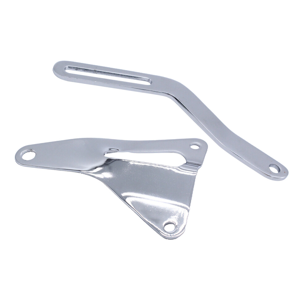2Pcs Chrome Alternator Brackets Mount For Ford Sb Engines 260 289 302 6901423119802