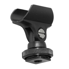 Hot Shoe Microphone Clip for Video Camera/Interview Microphone Accesso