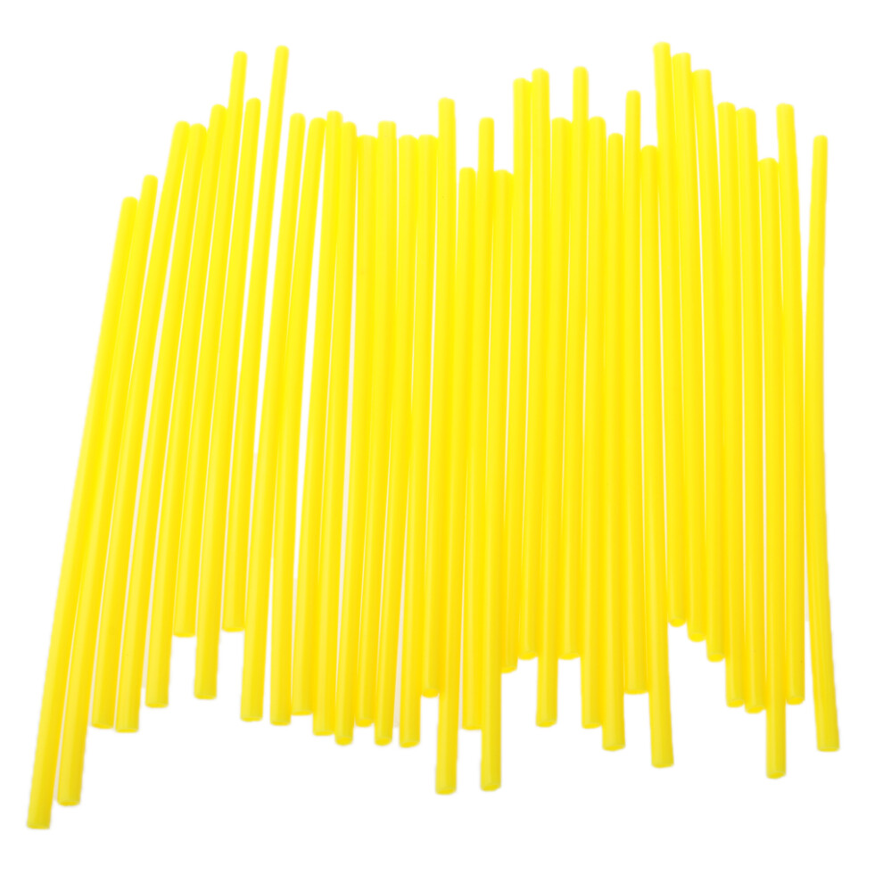 36 Pieces Universal Motocross Wheel Rim Spoke Wraps Skins Cover Yellow 6901423122901