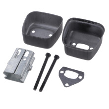 Exhaust Muffler 1 Gasket 2 Bolts for Husqvarna 36 41 136 137 141 142