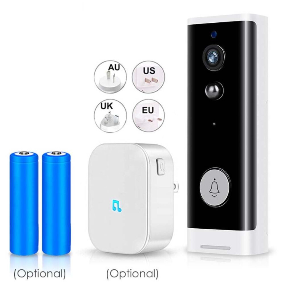 Video Doorbell Camera For Smart Home Security, Wireless 2K Qhd Video Doorbell With Adjustable Stand, Motion Detection, And Cloud Storage, For Indoor 9169997365460