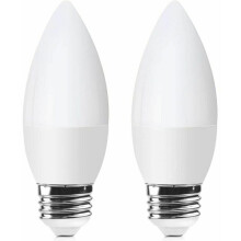 Energy Star LED, dekorative Kerzenlampe, 5 W, E27-Sockel, sofort volle Helligkeit, warmweiße LED-Lampe für vielfältige Anwendungen in Flur, Tür