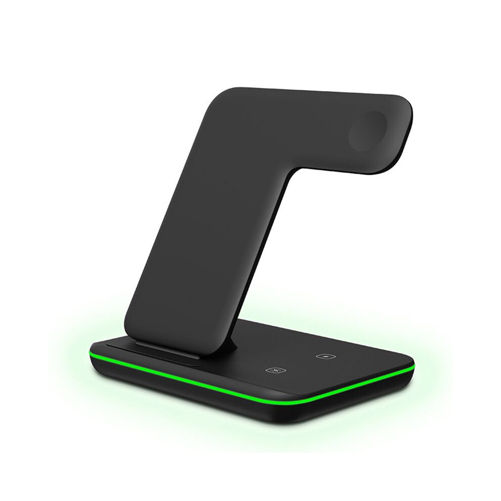 In 1 Wireless Charger Station, Fast Charging For Apple Devices, Case-Friendly, Convex Design For Optimal Viewing, Breathing Indicator, Light/White 9340959552320