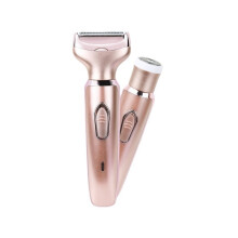 Electric Woman Hair Razor, Rose Gold Shaver For Wet And Dry Usage, Ergonomic Design Rechargeable Hair Trimmer For Painless And Quiet Operation,