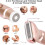 Εργαλείο αποτρίχωσης Rose Gold Shaver, εργονομικός σχεδιασμός για ανώδυνη αποτρίχωση, 4