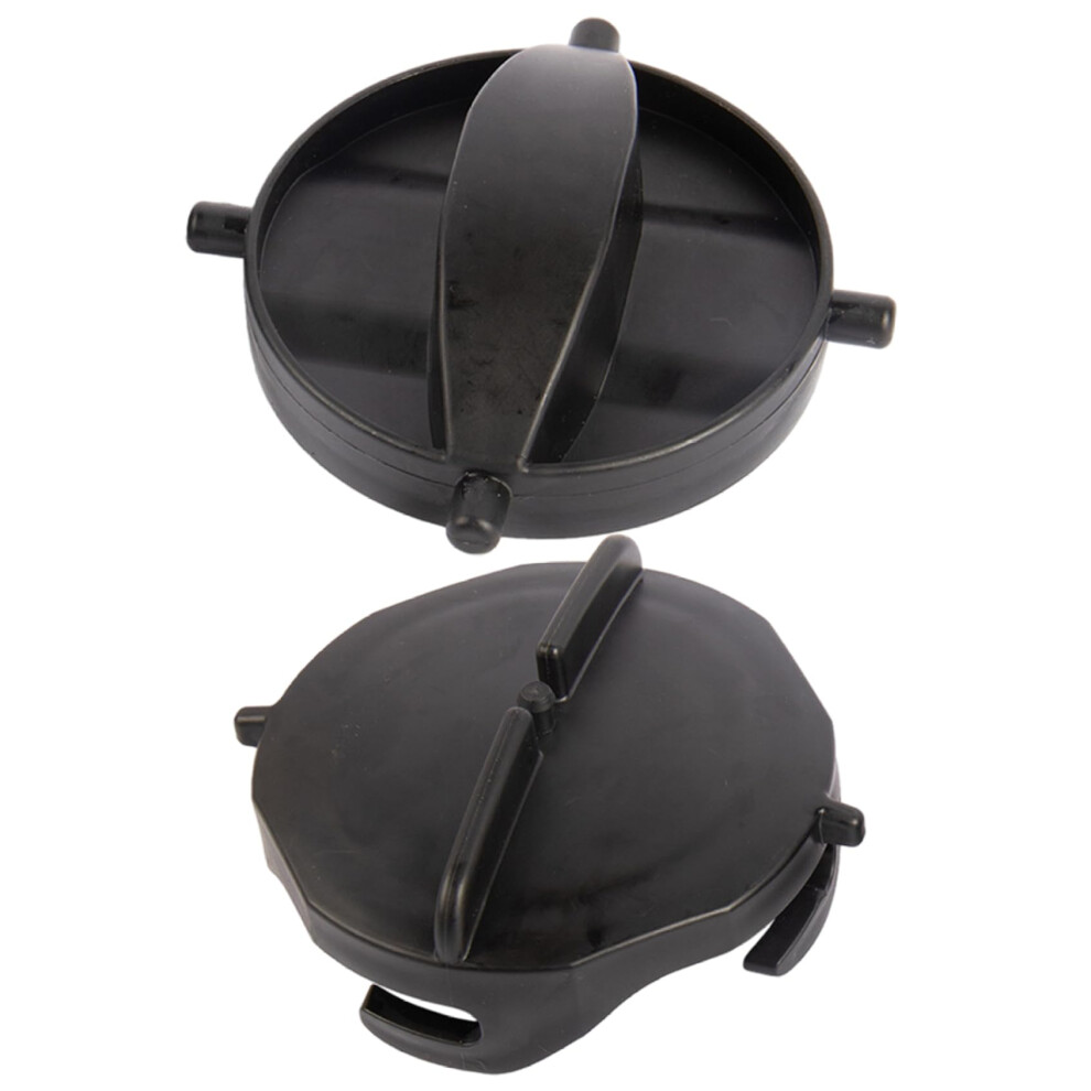 2Pcs Rv Sewer Cap, Double Ear Snapon Plastic Hose End Cap, Anti Aging For Rv Sewer Systemrv 9382693676801