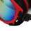 Dog Goggles Windproof UV Dustproof Adjustable Strap Red Frame Durable PC 12