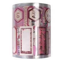 Ruban adhésif décoratif Washi pour projets de bricolage, ensemble de rubans décoratifs Washi vintage au design antique pour scrapbooking, bullet
