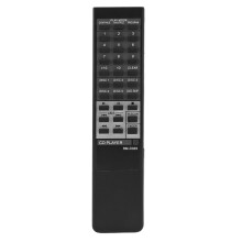 Télécommande de remplacement pour lecteur CD Sony. Compatible avec piles rechargeables. Installation facile et rapide. Aucune programmation