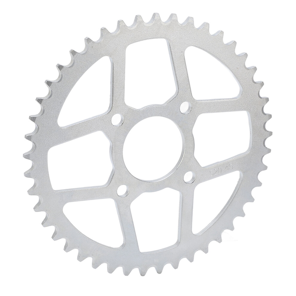 45T Steel Rear Sprocket For Atv Motorcycle Karting Diy Repair 880G 4941372188407