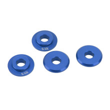 4 Pcs Aluminum Alloy Wheel Rim Adapter Gasket for 1/7 RC Car Blue