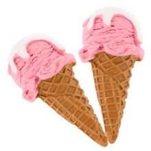 2Pcs Realistic Ice Cream Cone Props For Party And Photography