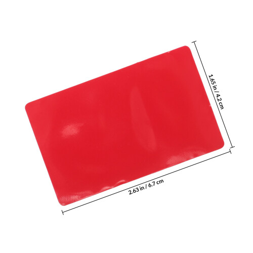 Universal Red Adhesive Rain Sensor Film for Car Windshield Safety 1