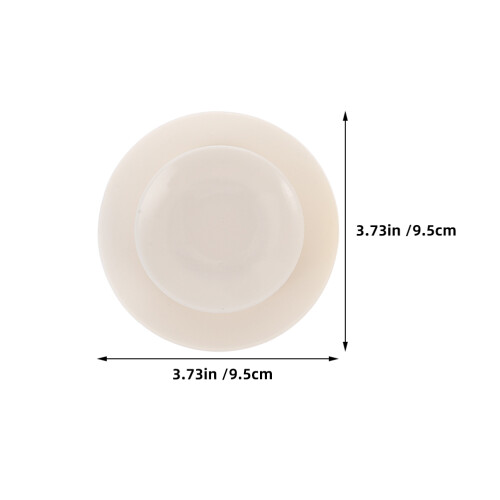 6Pcs Double Sided Silicone Suction Pads For Bowls Non Slip Tableware 2